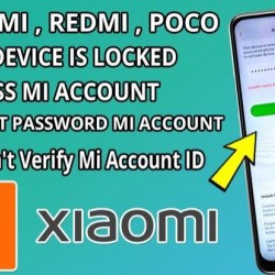 XIAOMI MI ACCOUNT UNLOCK