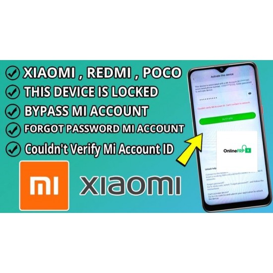 XIAOMI MI ACCOUNT UNLOCK